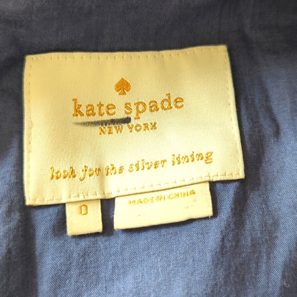 Kate Spade "Be Darling" Quilted Chambray Quilted Shift Dress - Picture 6 of 6
